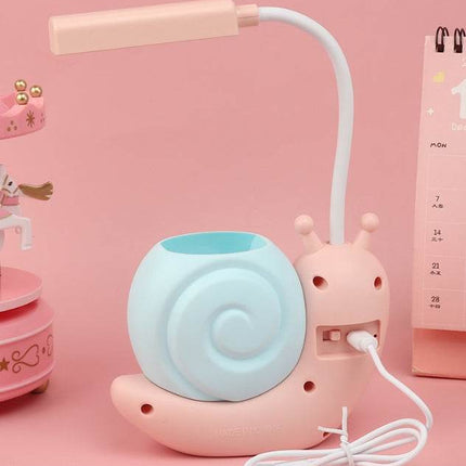 Snail Storage pencil/pens Study Lamp - Kids Love Gifts