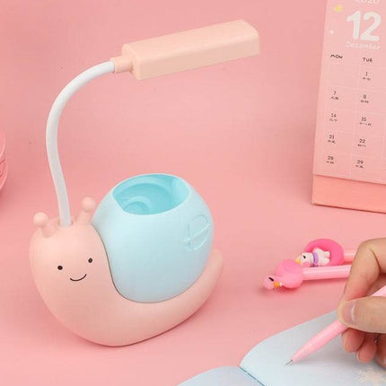 Snail Storage pencil/pens Study Lamp - Kids Love Gifts