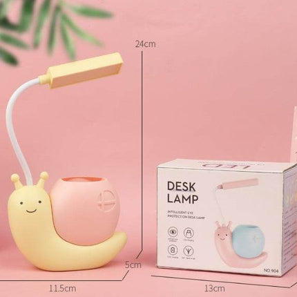 Snail Storage pencil/pens Study Lamp - Kids Love Gifts
