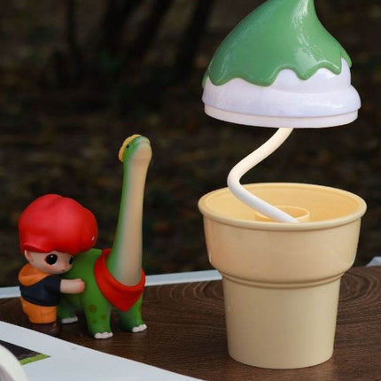 Ice-cream Study Lamp for Kids - Green - Opened