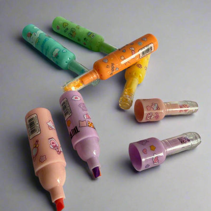 Cute Glitter Bottle Shape Highlighter - Kids Love Gifts