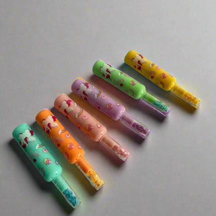 Cute Glitter Bottle Shape Highlighter - Kids Love Gifts