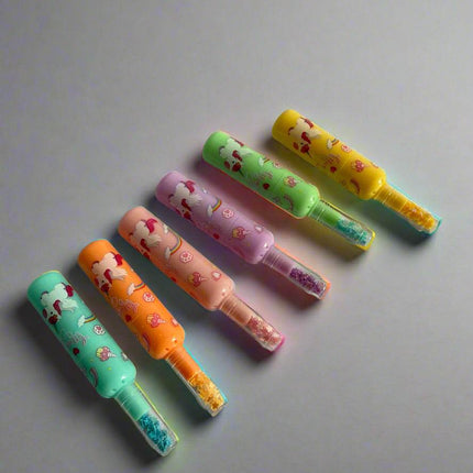 Cute Glitter Bottle Shape Highlighter - Kids Love Gifts
