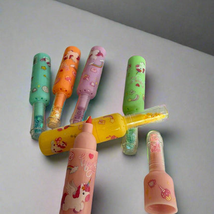 Cute Glitter Bottle Shape Highlighter - Kids Love Gifts