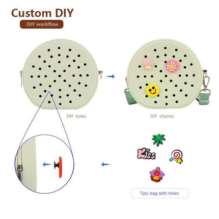 Small silicon round crossbody bags Travel kids - Kids Love Gifts