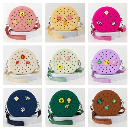 Small silicon round crossbody bags Travel kids - Kids Love Gifts