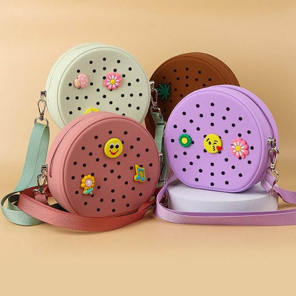 Small silicon round crossbody bags Travel kids - Kids Love Gifts