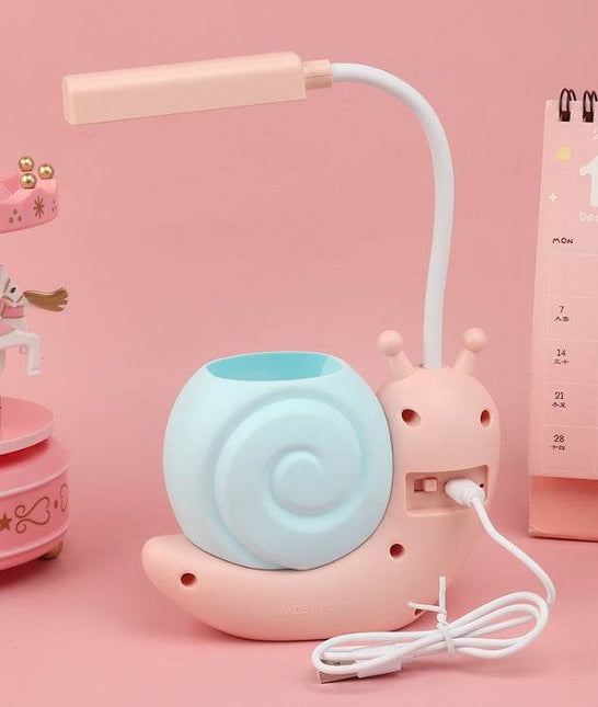 Snail Storage pencil/pens Study Lamp - Kids Love Gifts