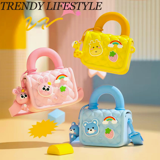 Soft Silicone Stylish Handbag Cross Body Purse For Girls