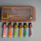 Capybara-shaped highlighter – cute kids’ stationery item